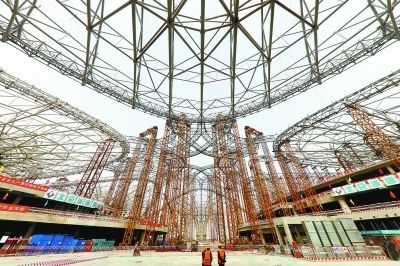 “鳳凰”成型 北京新機(jī)場(chǎng)航站樓鋼結(jié)構(gòu)封頂409343_ “鳳凰”成型 北京新機(jī)場(chǎng)航站樓鋼結(jié)構(gòu)封頂